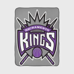 Energetic Basketball Team Sacramento Kings Fleece Blanket 1