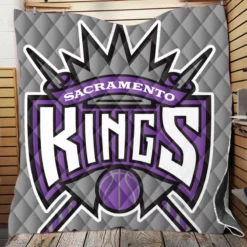 Energetic Basketball Team Sacramento Kings Quilt Blanket