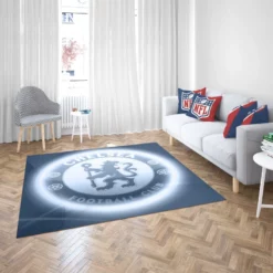 Energetic Chelsea Football Club Rug 2