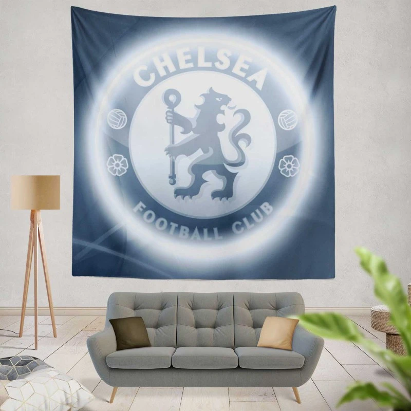 Energetic Chelsea Football Club Tapestry