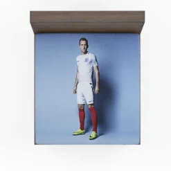 Energetic English Player Harry Kane Fitted Sheet