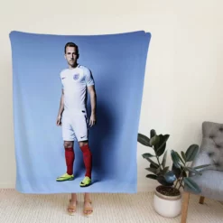 Energetic English Player Harry Kane Fleece Blanket