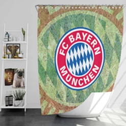 Energetic Football Club FC Bayern Munich Shower Curtain