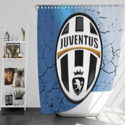 Energetic Football Club Juventus FC Shower Curtain
