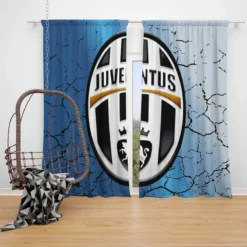 Energetic Football Club Juventus FC Window Curtain