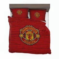 Energetic Football Club Manchester United Logo Bedding Set 1