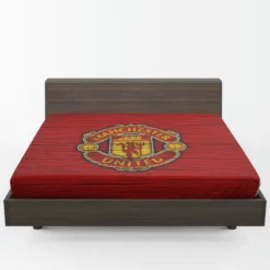 Energetic Football Club Manchester United Logo Fitted Sheet 1