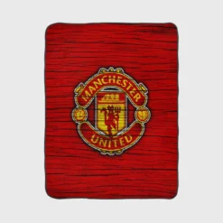 Energetic Football Club Manchester United Logo Fleece Blanket 1