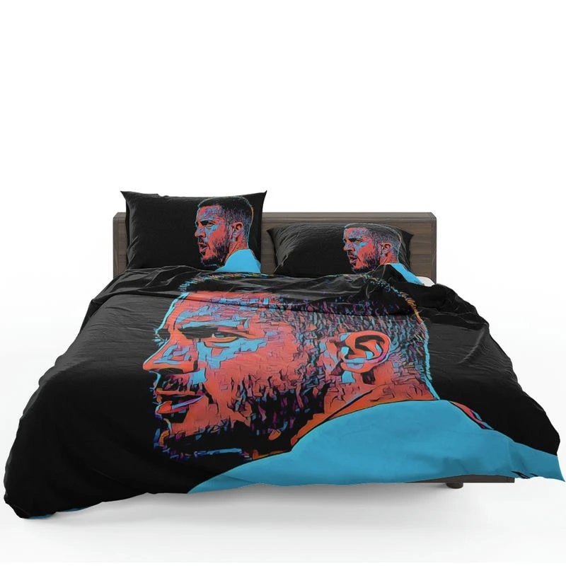 Energetic Football Player Eden Hazard Bedding Set