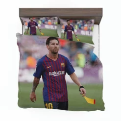 Energetic Football Player Lionel Messi Bedding Set 1