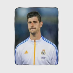 Energetic Football Thibaut Courtois Fleece Blanket 1