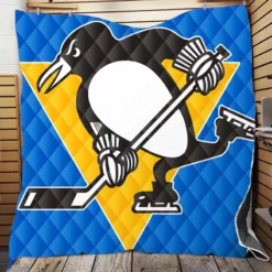 Energetic Hockey Club Pittsburgh Penguins Quilt Blanket