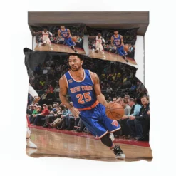 Energetic NBA Basketball Player Derrick Rose Bedding Set 1