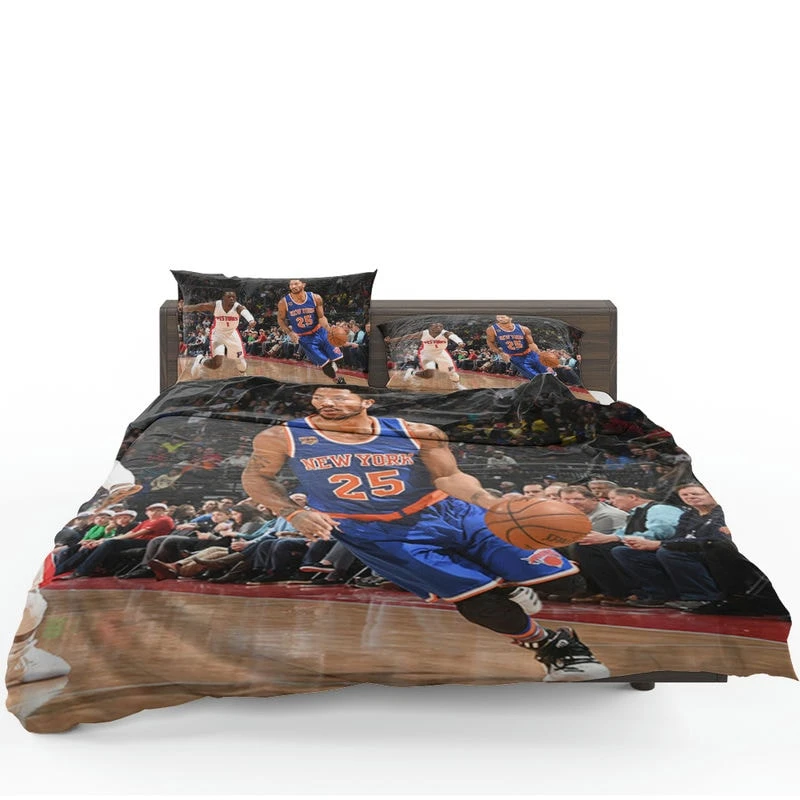 Energetic NBA Basketball Player Derrick Rose Bedding Set