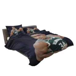 Energetic NBA Basketball Player Giannis Antetokounmpo Bedding Set 2