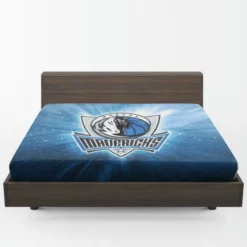 Energetic NBA Basketball Team Dallas Mavericks Fitted Sheet 1