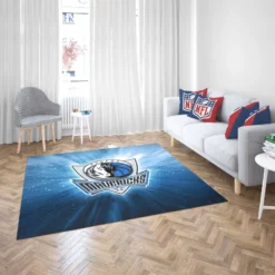 Energetic NBA Basketball Team Dallas Mavericks Rug 2