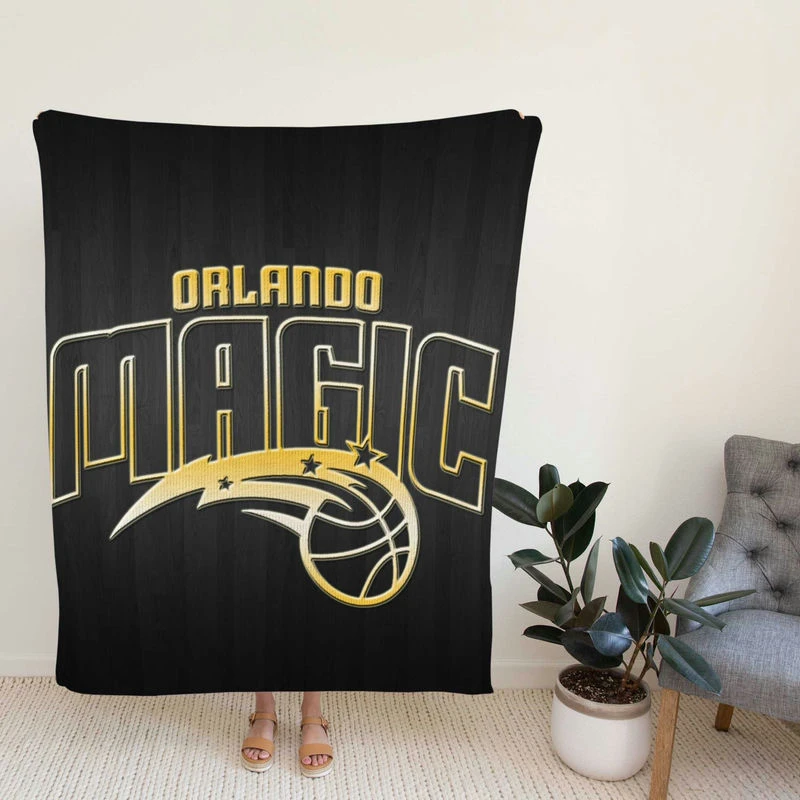 Energetic NBA Basketball Team Orlando Magic Fleece Blanket
