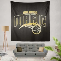 Energetic NBA Basketball Team Orlando Magic Tapestry