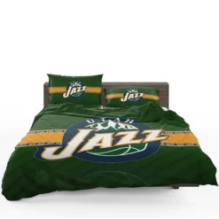 Energetic NBA Team Utah Jazz Bedding Set