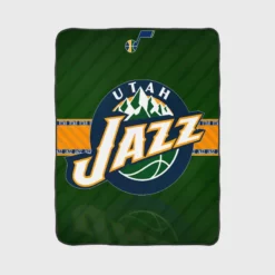 Energetic NBA Team Utah Jazz Fleece Blanket 1