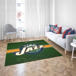 Energetic NBA Team Utah Jazz Rug 2