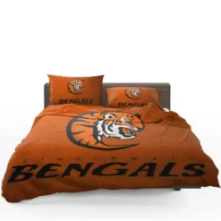Energetic NFL Football Team Cincinnati Bengals Bedding Set