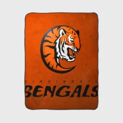 Energetic NFL Football Team Cincinnati Bengals Fleece Blanket 1