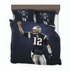 Energetic NFL Player Tom Brady Bedding Set 1