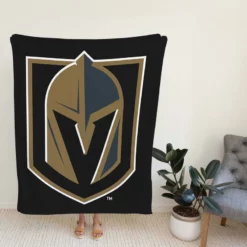 Energetic NHL Club Vegas Golden Knights Fleece Blanket