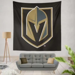 Energetic NHL Club Vegas Golden Knights Tapestry