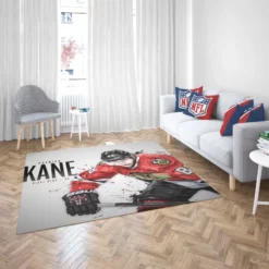 Energetic NHL Hockey Player Patrick Kane Rug 2