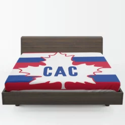 Energetic NHL Hockey Team Montreal Canadiens Fitted Sheet 1