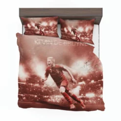 Energetic Soccer Player Kevin De Bruyne Bedding Set 1