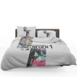 Energetic Soccer Player Manuel Neuer Bedding Set