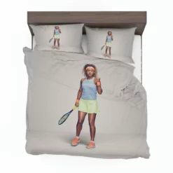 Energetic Tennis Player Naomi Osaka Bedding Set 1