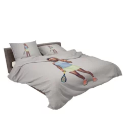 Energetic Tennis Player Naomi Osaka Bedding Set 2