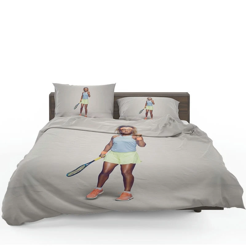 Energetic Tennis Player Naomi Osaka Bedding Set