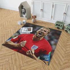 England Captain Harry Kane Football Player Rug 1