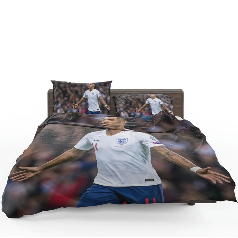 England Football Player Marcus Rashford Bedding Set