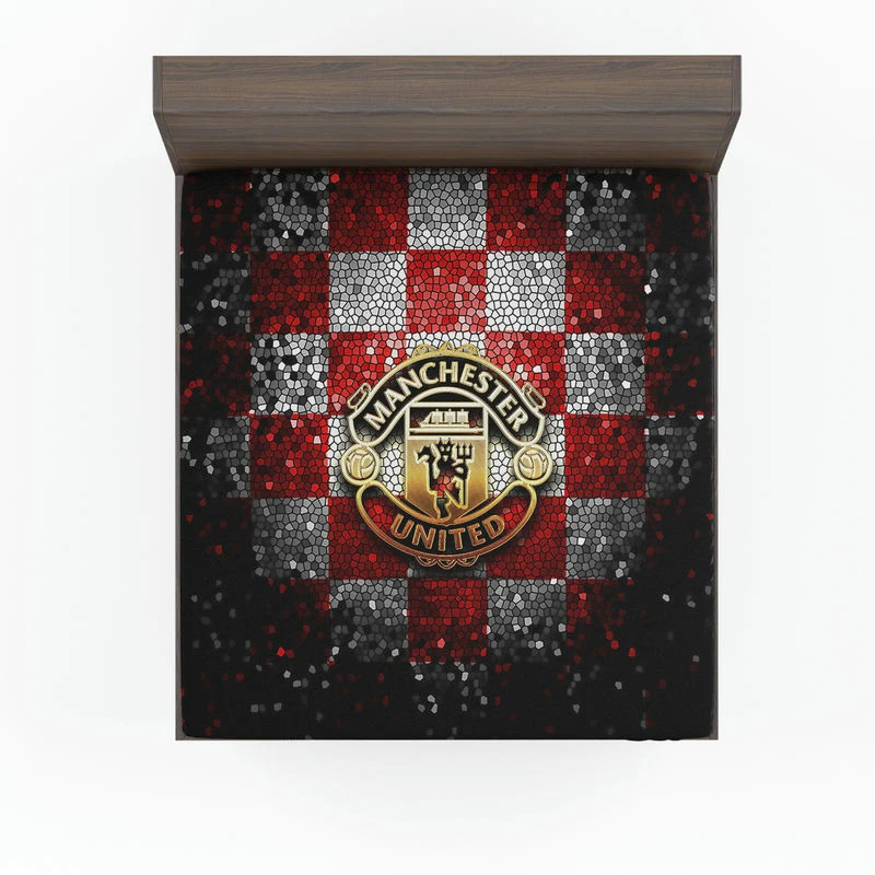 English Soccer Club Manchester United FC Fitted Sheet