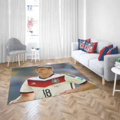 Enthusiastic German Sports Player Toni Kroos Rug 2