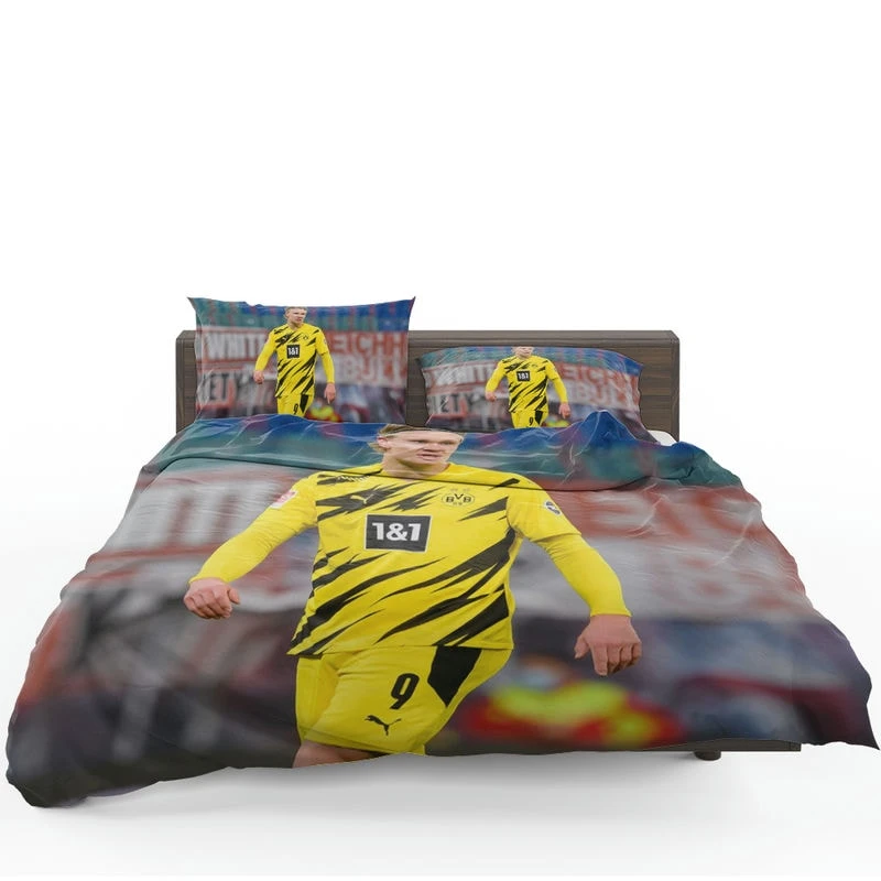 Erling Haaland Energetic Dortmund BVB Club Player Bedding Set