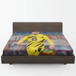 Erling Haaland Energetic Dortmund BVB Club Player Fitted Sheet 1