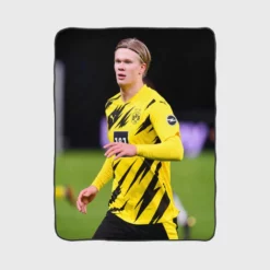 Erling Haaland Excellent Dortmund BVB Player Fleece Blanket 1