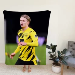 Erling Haaland Excellent Dortmund BVB Player Fleece Blanket