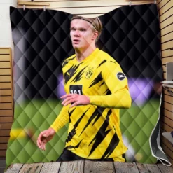 Erling Haaland Excellent Dortmund BVB Player Quilt Blanket