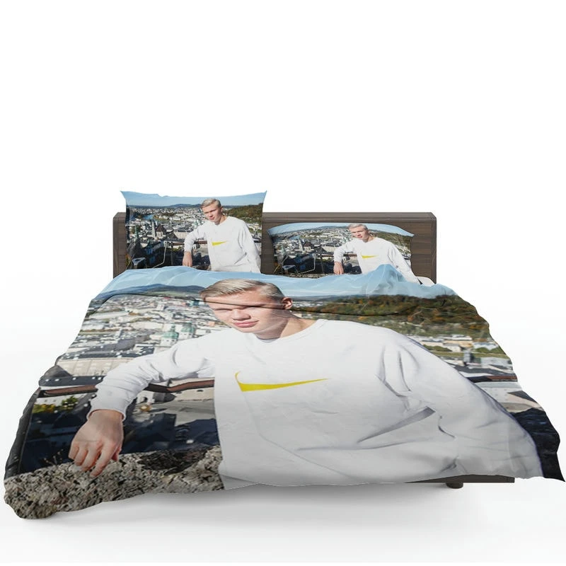 Erling Haaland Norwegien Professional Player Bedding Set