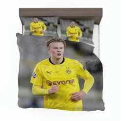 Erling Haaland Popular Dortmund BVB Player Bedding Set 1