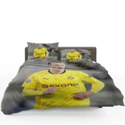 Erling Haaland Popular Dortmund BVB Player Bedding Set